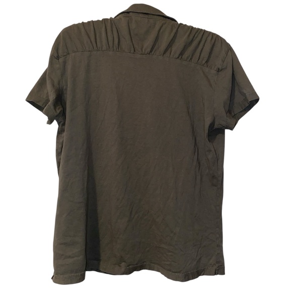 Levi’s Olive Green Short Sleeve Polo Shirt - Picture 3 of 8